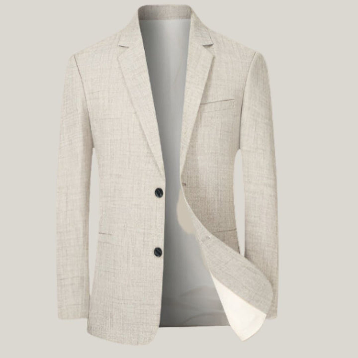 Nieuwe collectie slim-fit heren colbert. Italiaanse stijl, perfect voor elegante en modebewuste outfit.