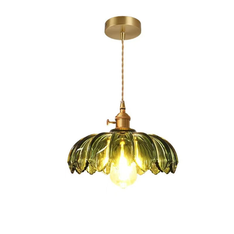 Groene en witte bellen design plafondlamp, moderne en decoratieve verlichting.