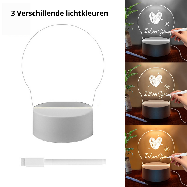 Decoratieve USB lamp, geschikt als nachtlamp of sfeerlicht voor elke ruimte, modern design.