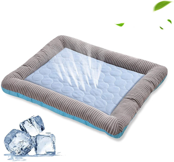 Verkoelende mat met antislip onderkant, perfect voor honden en katten om koel te blijven tijdens de zomer.