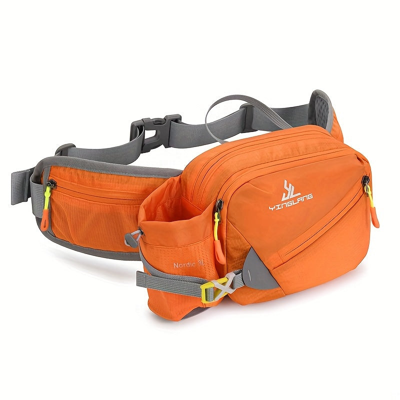 Praktische unisex sport heuptas voor fitness & outdoor. Met waterfleshouder & veilige opbergruimte.