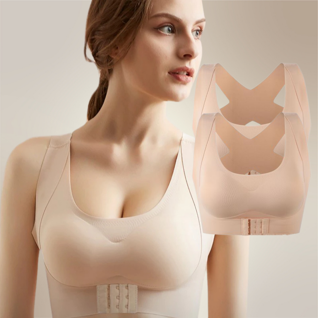Verlicht rugklachten met deze corrigerende damesbeha; superieure houding & dagelijks comfort.