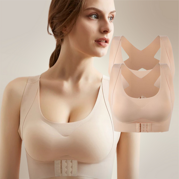 Verlicht rugklachten met deze corrigerende damesbeha; superieure houding & dagelijks comfort.