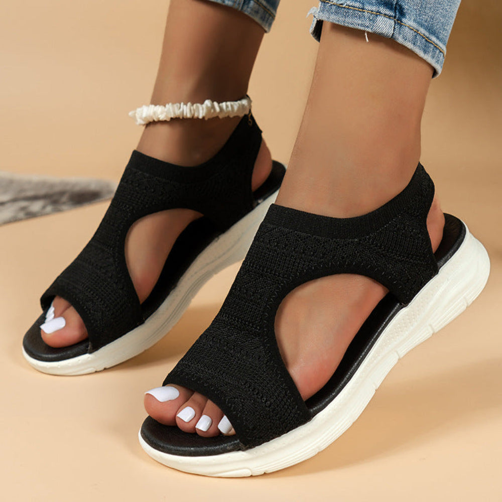 Stijlvolle dames Roman sandalen met open neus. Ideaal als casual of strand sandaal voor een trendy zomerstijl.