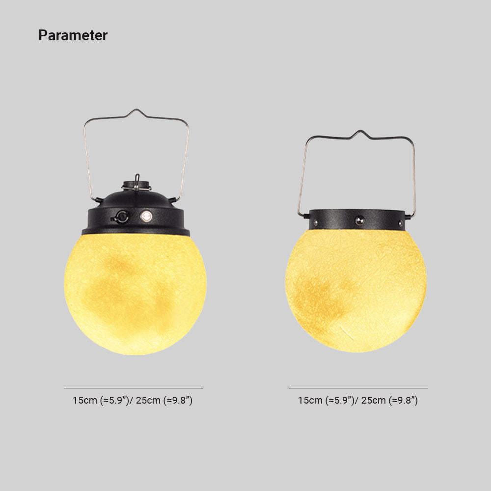 LED Buitenhanglamp - Goud Metaal & Hars
