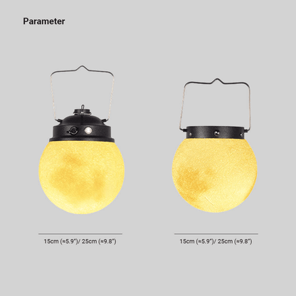 LED Buitenhanglamp - Goud Metaal & Hars
