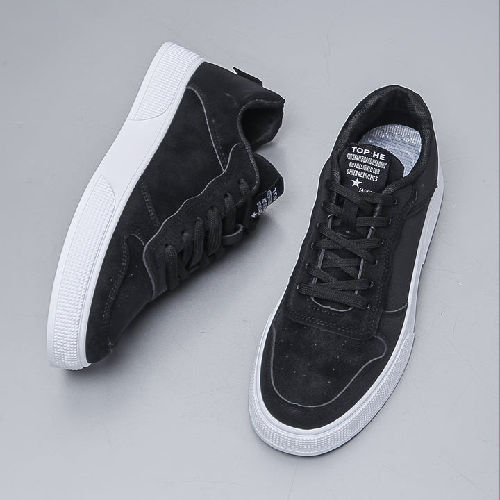 Comfortabele heren veterschoenen, casual sneakers met trendy dikke zool, perfect voor streetstyle.
