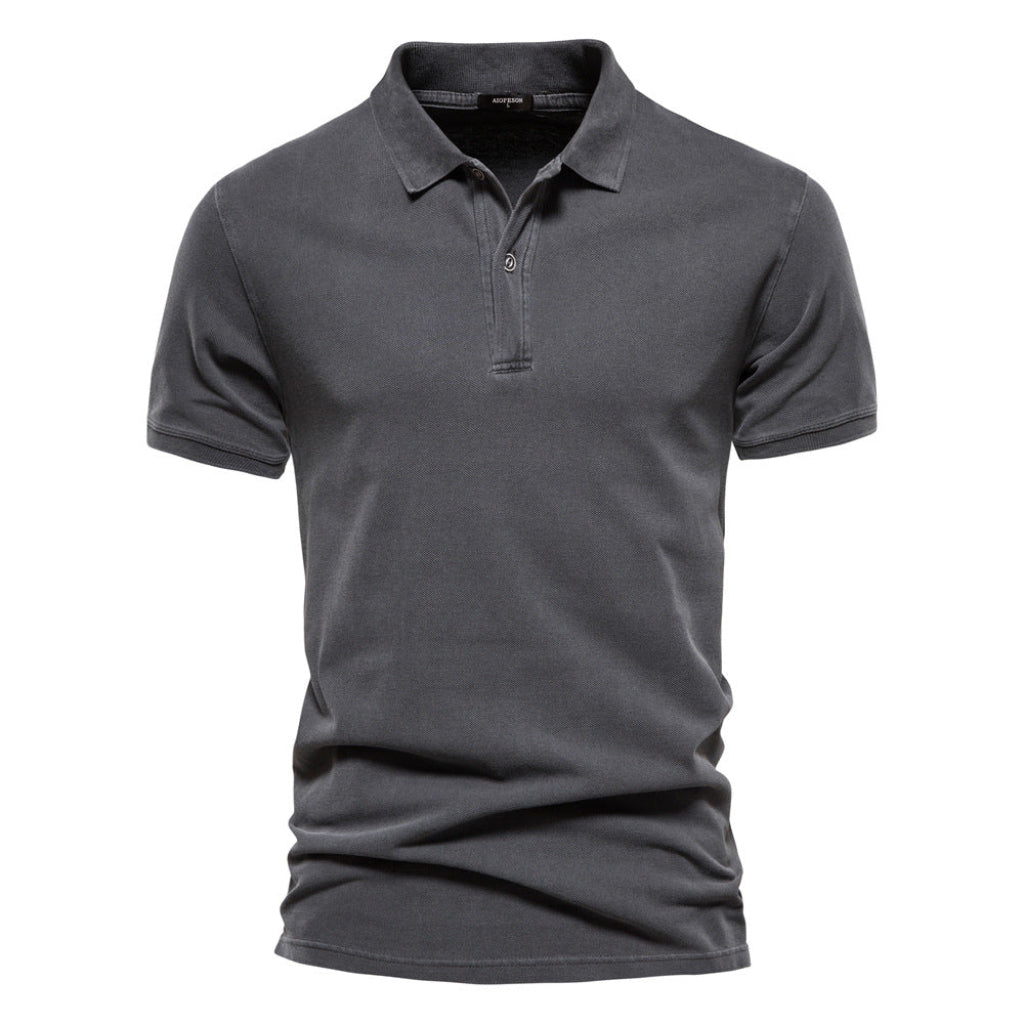 Heren zomer T-shirt (CJ26) voor comfort en stijl, effen design met korte mouwen, diverse kleuren.