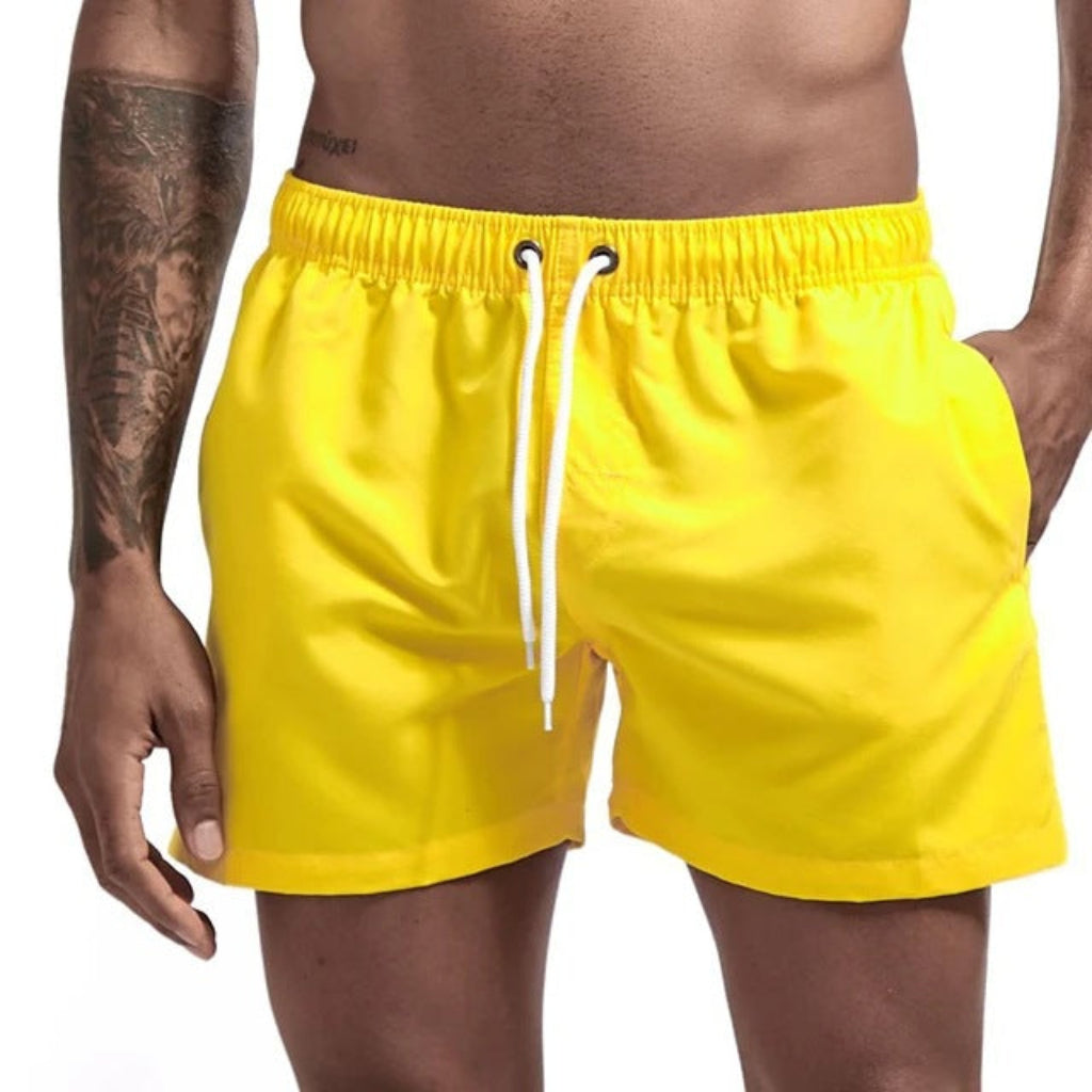 Comfortabele heren strandshorts, ideaal voor vakantie en strand, ademend en veelzijdig.