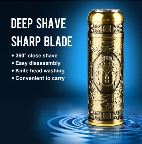 Het Razoer Deluxe scheerapparaat, ideaal cadeau voor mannen; snelle en gladde scheerbeurt, draagbaar.