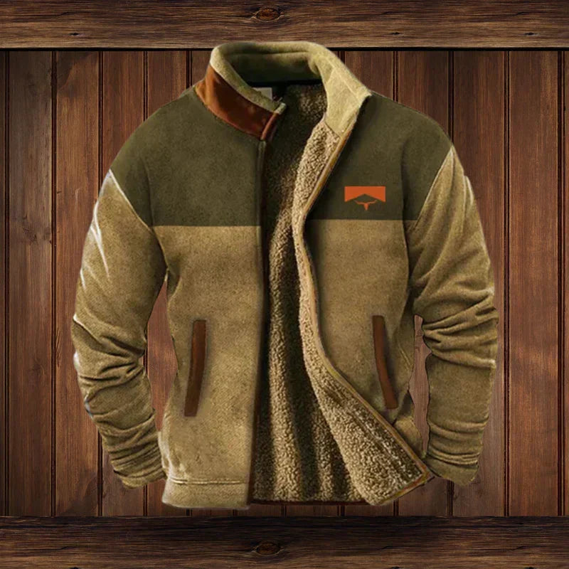 Casual heren winterjas in stoere westernstijl, ideaal voor dagelijks gebruik en een modieuze look.