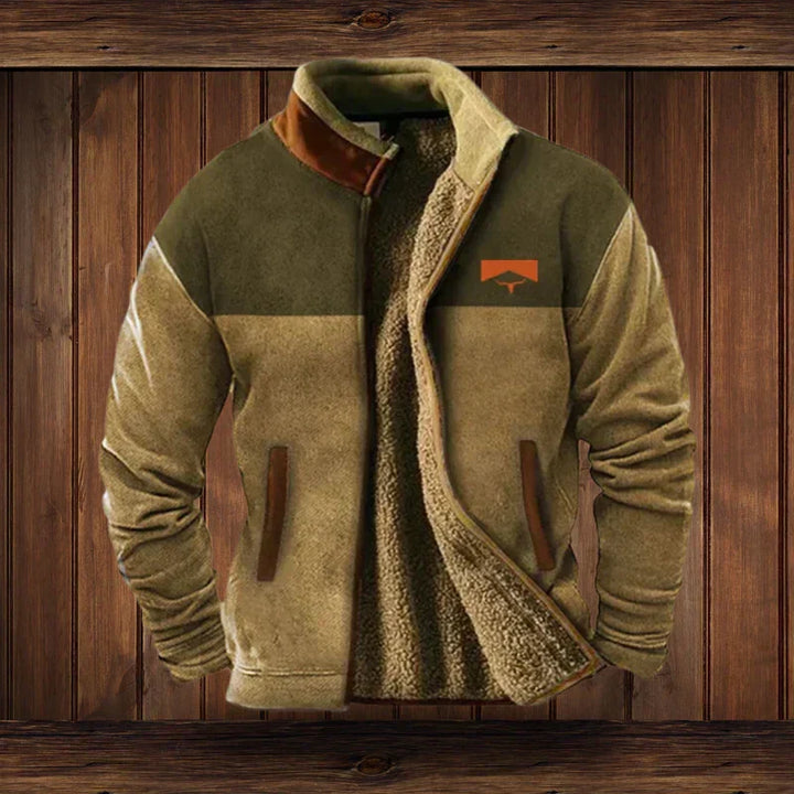 Casual heren winterjas in stoere westernstijl, ideaal voor dagelijks gebruik en een modieuze look.