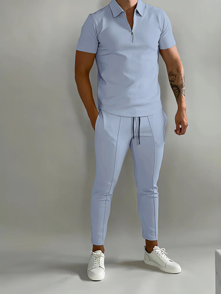 Comfortabel Heren Urbanflex trainingspak: veelzijdige sport- & vrijetijdskleding voor lente en zomer.