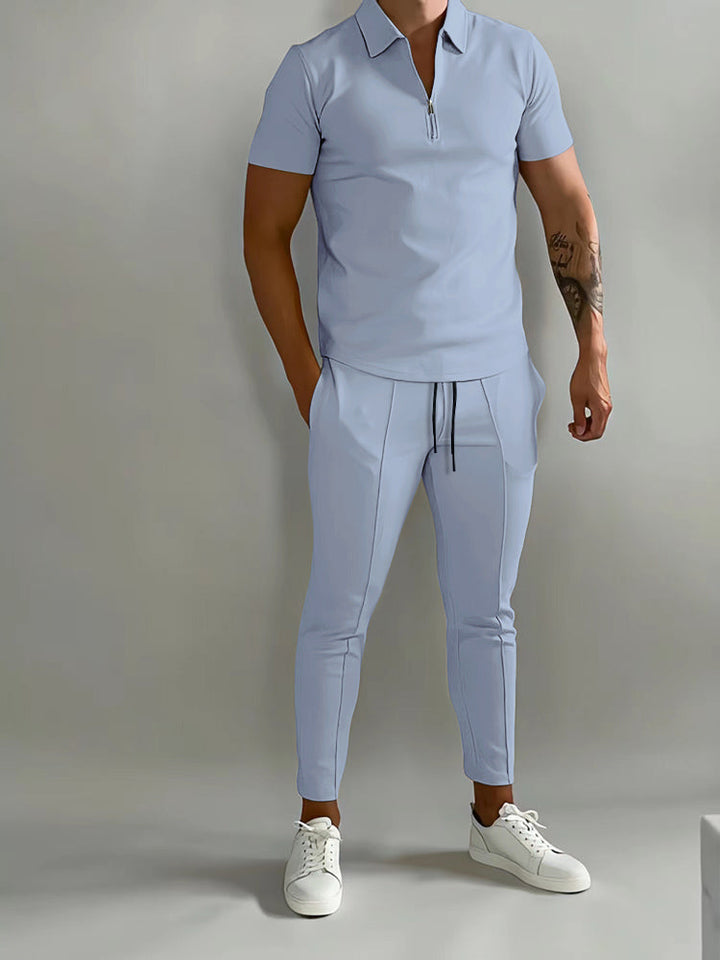 Comfortabel Heren Urbanflex trainingspak: veelzijdige sport- & vrijetijdskleding voor lente en zomer.
