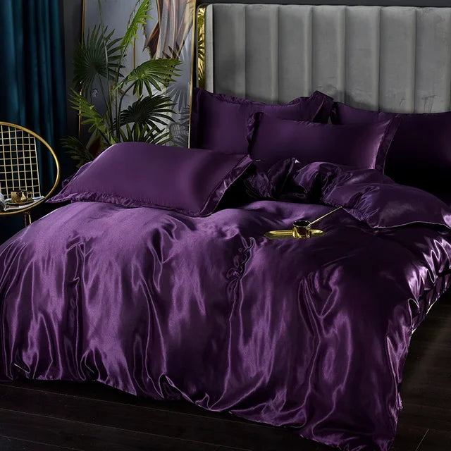 Ademend zijde satijn beddengoed voor een comfortabele nachtrust. Perfect voor elke slaapkamer.