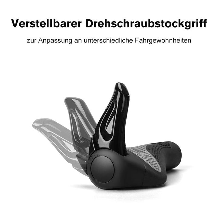 Eenvoudig te monteren siliconen fiets handvatten met stevige aluminium klem voor mountainbike & racefiets.