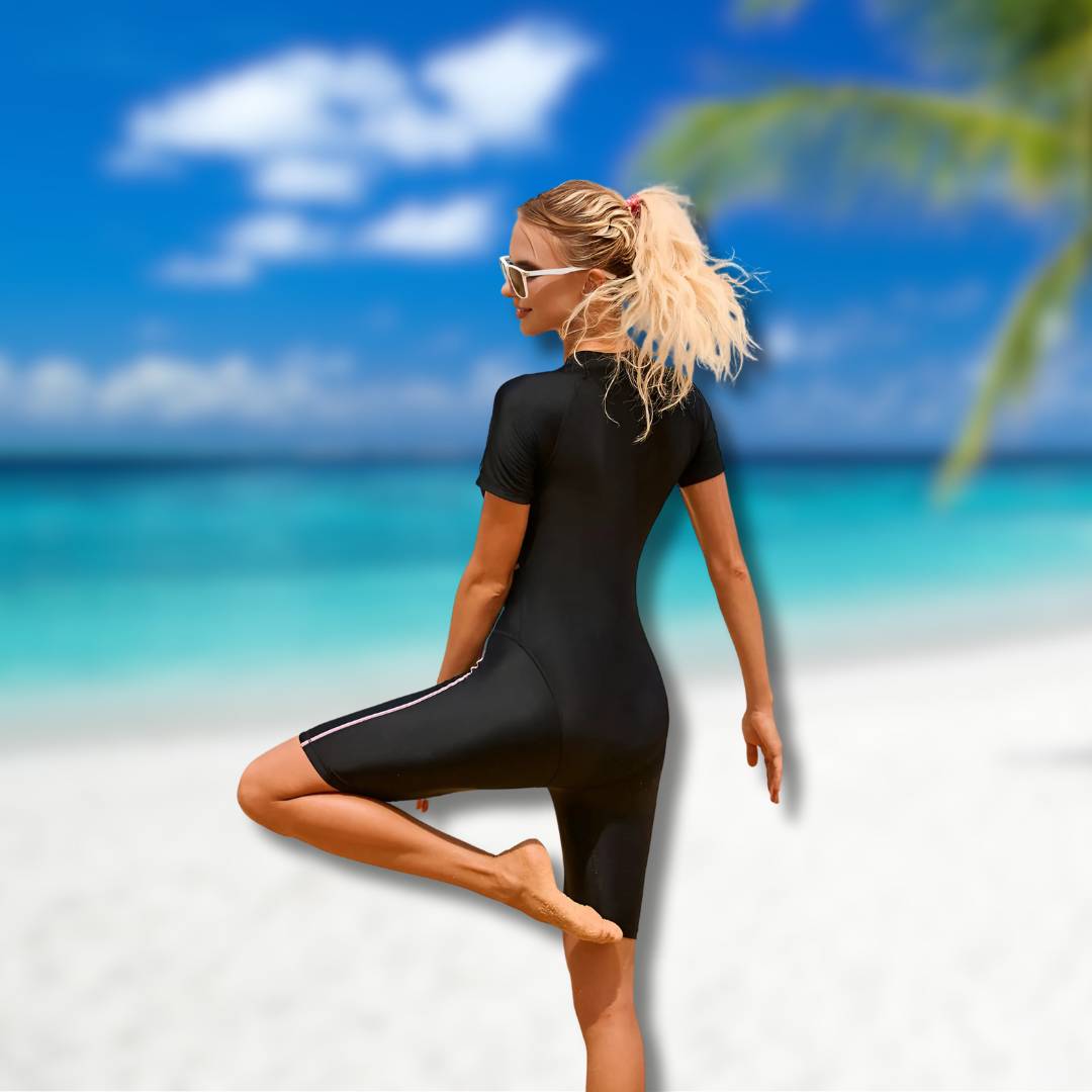 Comfortabel Kaia dames shorty wetsuit, flexibel neopreen voor optimale pasvorm en beweging bij watersport.