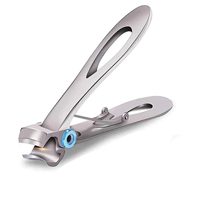 Zwarte roestvrijstalen professionele teennagelknipper voor dikke nagels en pedicure.