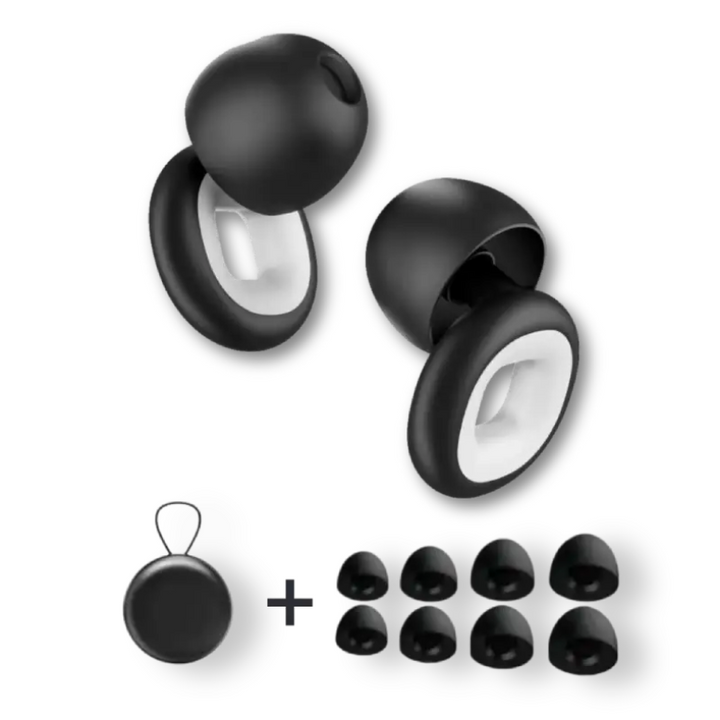 Comfortabele stille oordopjes van siliconen voor diepe slaap en effectieve ruisonderdrukking, ideaal voor rust.