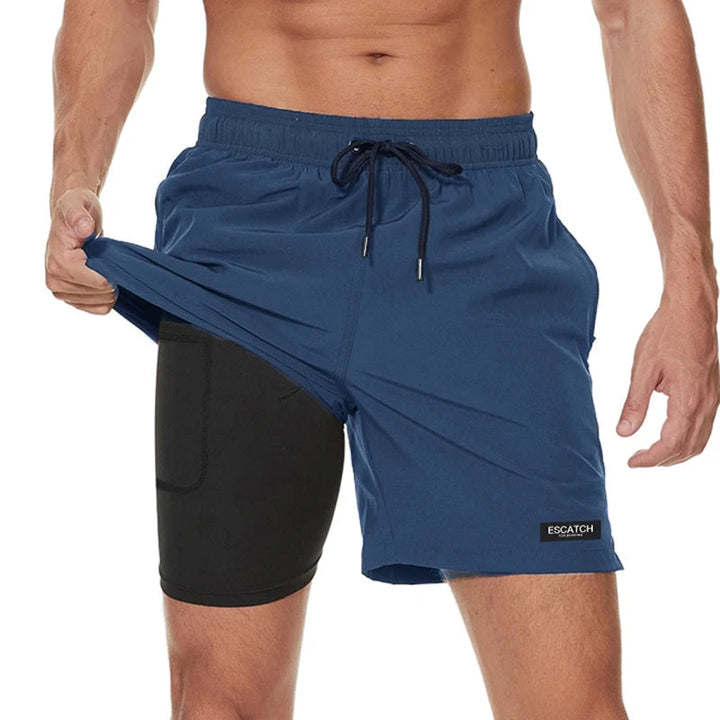 Heren zwemkleding: sneldrogende zwembroek/sportshort voor fitness, strand en wateractiviteiten.