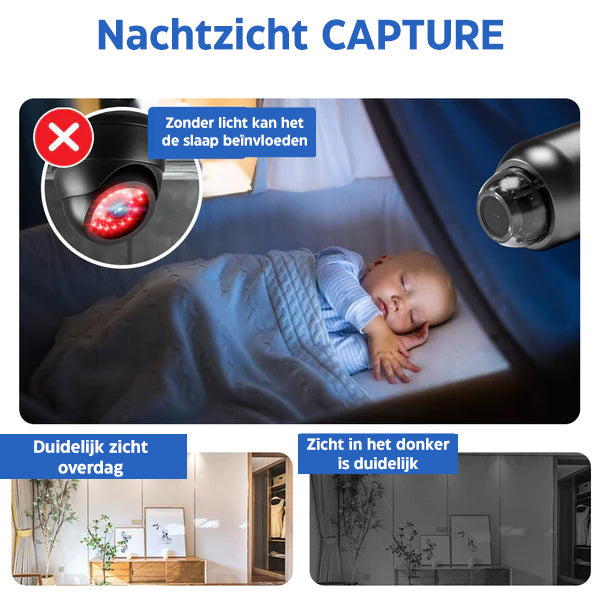 Minieye huisbeveiligingscamera: Full HD, draadloos, spionagecamera, nachtzicht en bewegingsdetectie voor uw veiligheid.