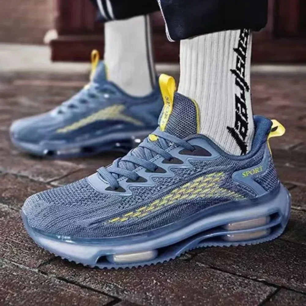 Heren hardloopschoenen Hoymans met superieure demping voor comfortabel running en training.