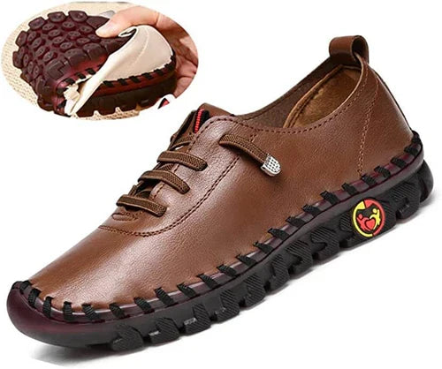 Comfortabele Ella damesloafers, platte schoenen met orthopedische ondersteuning voor dagelijks gemak.
