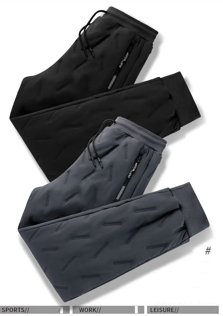 Sportieve casual Hannes Fit joggingbroek heren, warm en comfortabel.