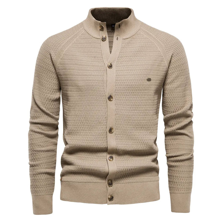 Casual heren knoopvest van katoen, veelzijdig en stijlvol voor elke winteroutfit.