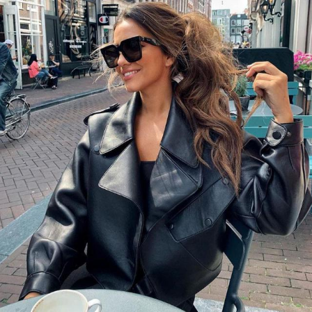 Comfortabele Chaqueta™️ dames leren jas, perfecte seizoensjas. Trendy en elegante bovenkleding voor elke vrijetijdsgelegenheid.