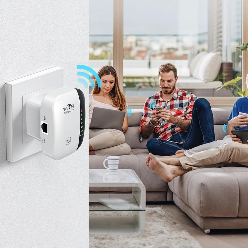 Wifi-oplossing voor smart home: internet booster en netwerk versterker voor elk thuisnetwerk.