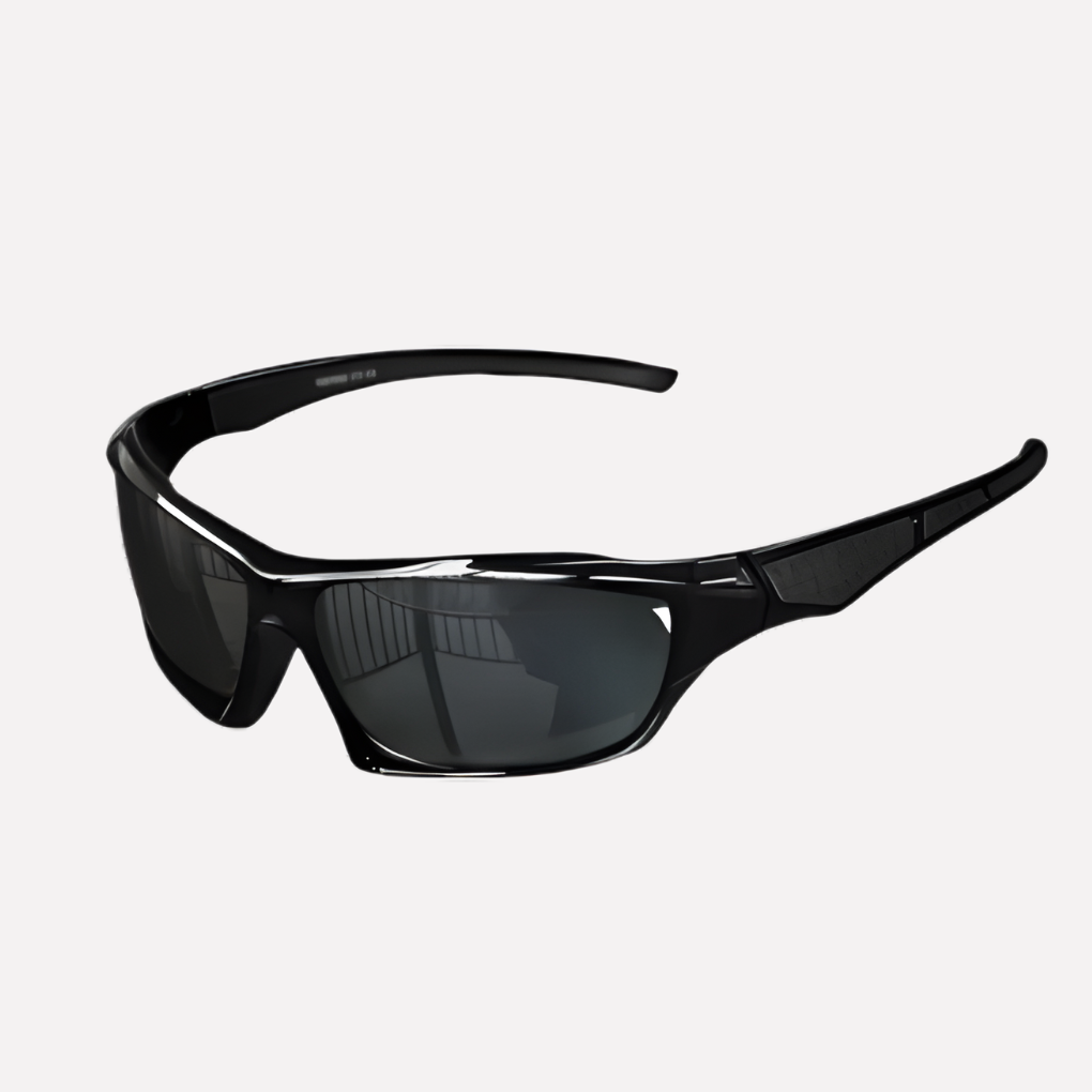 Hoge kwaliteit sportzonnebril unisex, gepolariseerd met UV400 bescherming, ideaal voor actieve levensstijl.