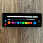 zilver + regenboogballen