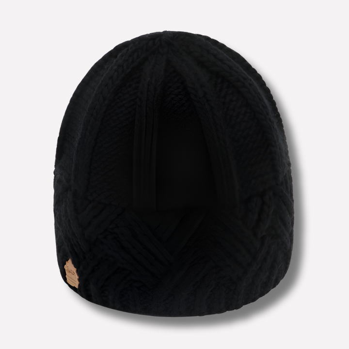 Dames gebreide muts, stijlvol & warm. Trendy beanie perfect voor winter. Eén maat.