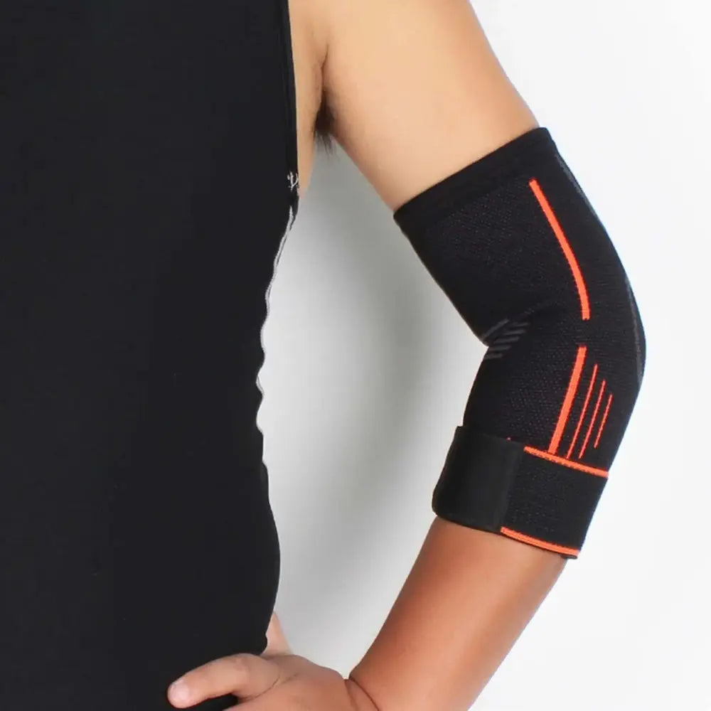 Unisex brace voor elleboog pijnverlichting en sneller herstel. Geschikt voor fysiotherapie, sport & dagelijks gebruik.