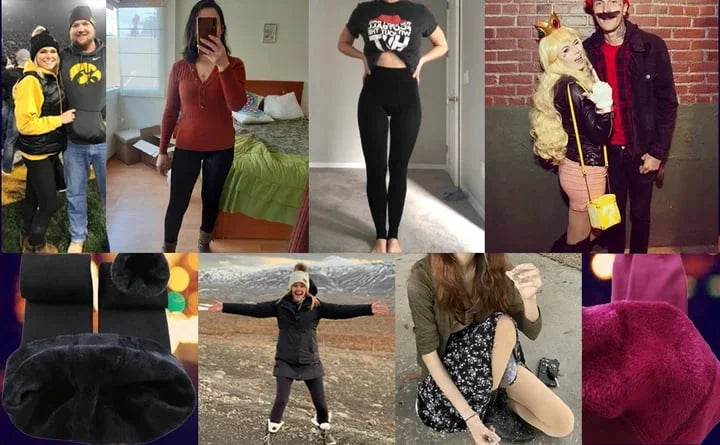 Stijlvolle dames winterlegging, te combineren met diverse tops voor een complete winteroutfit.
