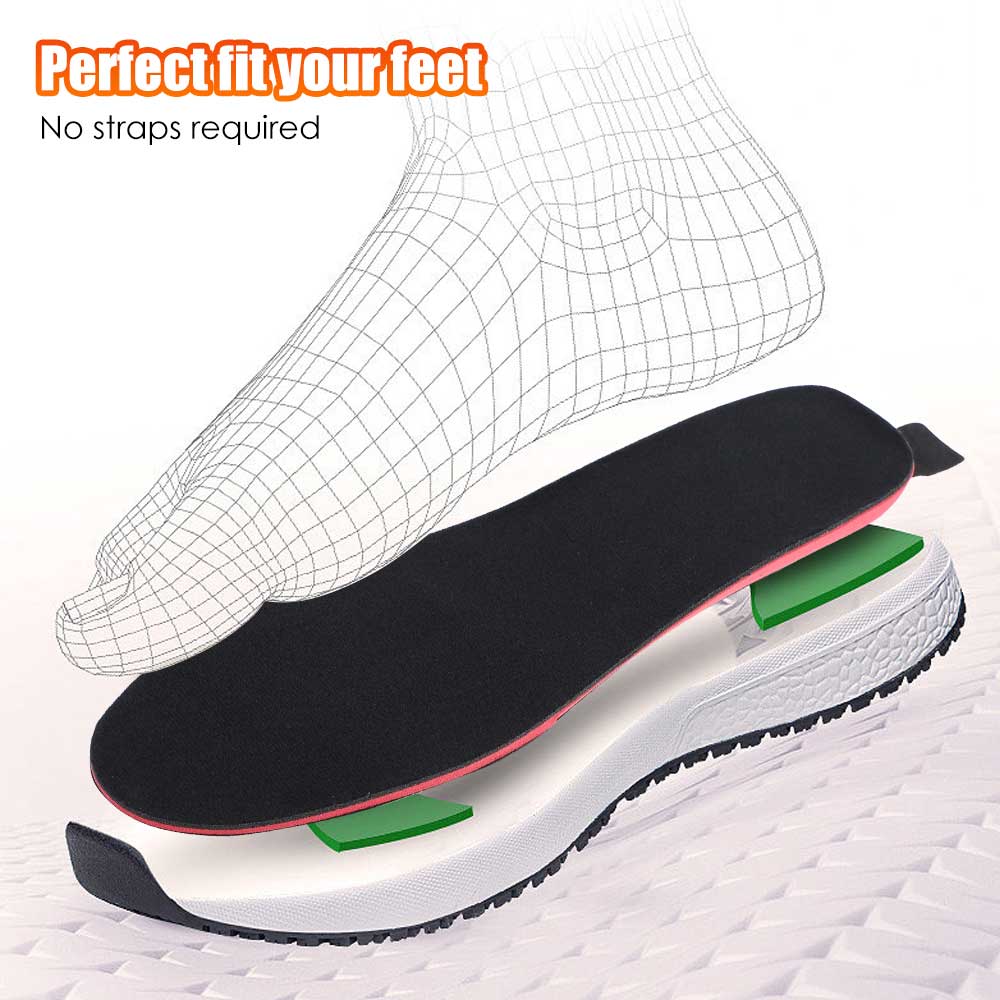 Geavanceerde verwarmde inlegzolen voor schoenen, oplaadbaar en unisex. Ultiem comfort voor koude voeten.