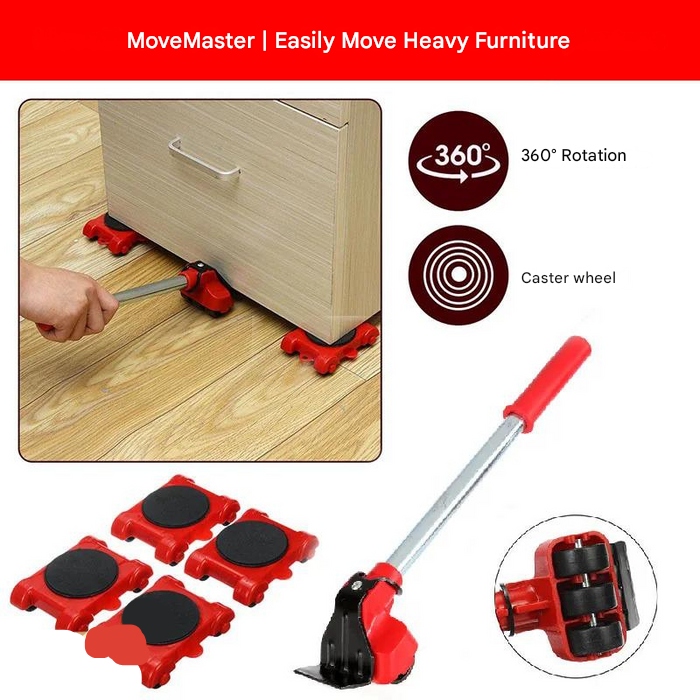 Meubelverplaatsset Liftaro, een essentieel hulpmiddel voor het moeiteloos verplaatsen van alle meubels.