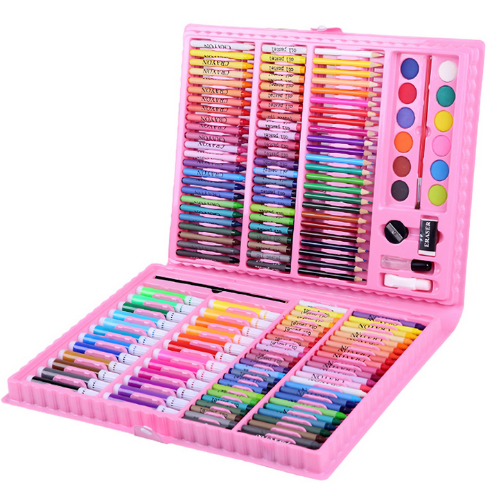 Cadeauset voor kunstenaars. Complete MVB26 schilderset en tekenmaterialen voor creatieve expressie en plezier.