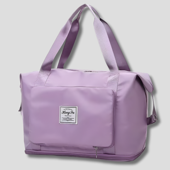 Ruime opvouwbare duffel tas, waterdicht en lichtgewicht, klaar voor je weekendje weg of vakantie.