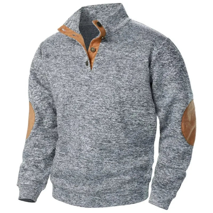Klassiek Hoymans heren sweatshirt met V-hals, biedt comfort en een verfijnde casual stijl. Dagelijks draagbaar.