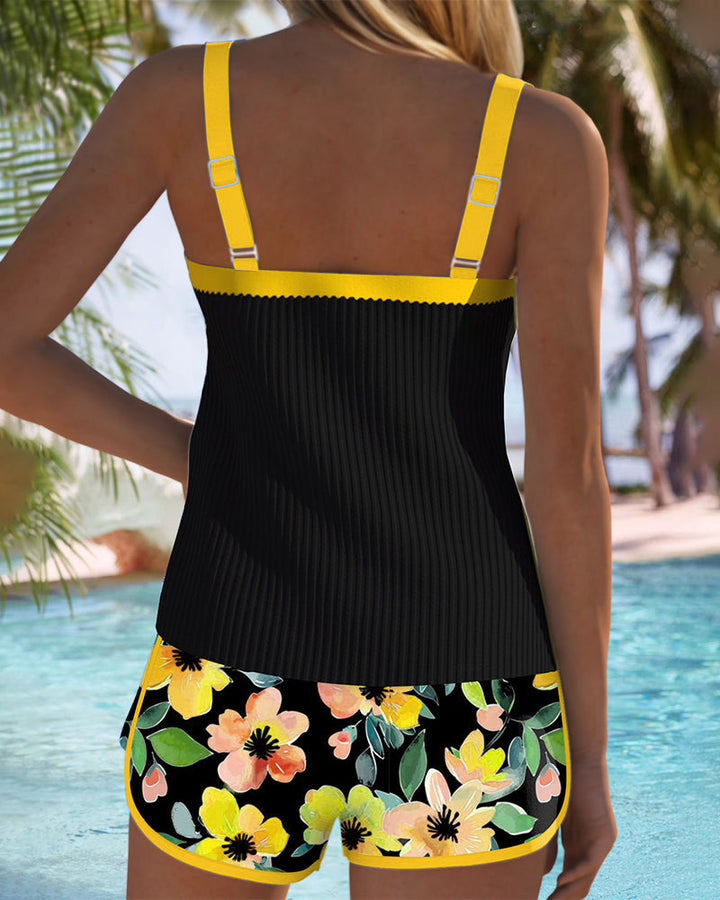 Trendy dames tankini met flatterend design. Voel je zelfverzekerd en stijlvol deze zomer.