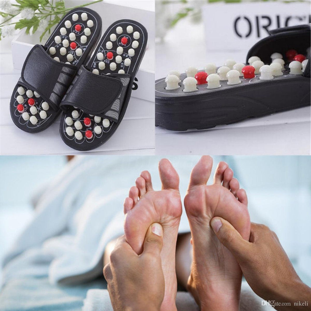 Verstelbare unisex slippers voor voetmassage en pijnverlichting, comfortabel voor thuisgebruik en welzijn.