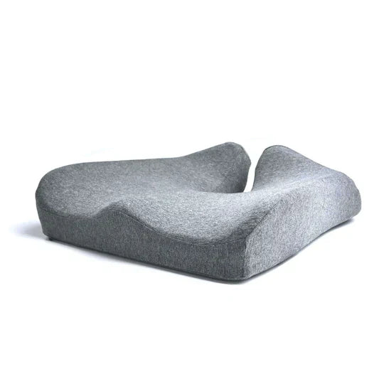 Comfortabele zit- en rugkussen set ideaal voor langdurig werken op kantoor of thuis.