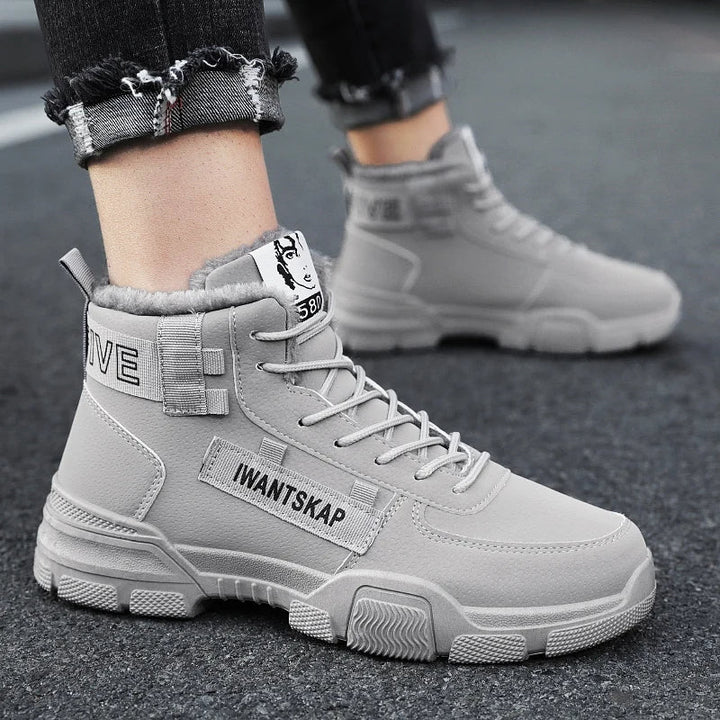 Heren wintersneakers van hoge kwaliteit, bieden warmte en comfort bij elke stap.