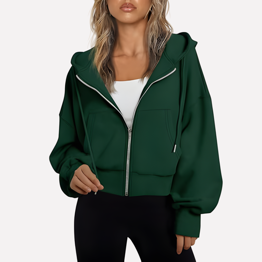 Casual dames kleding: sweatshirt met opvallende graphic, perfect voor een comfortabele en modieuze look.