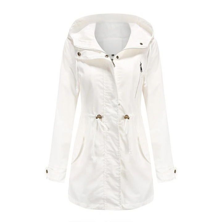 Ademende en lichtgewicht damesjas, winddicht voor lente en zomer. Comfortabele, casual tussenjas.