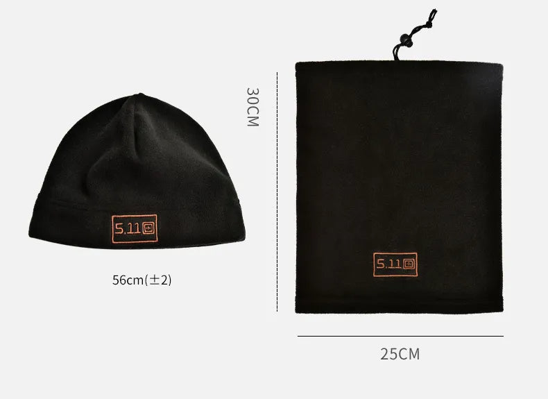 Zachte polyester bivakmuts, comfortabele hoofdbedekking voor de winter.