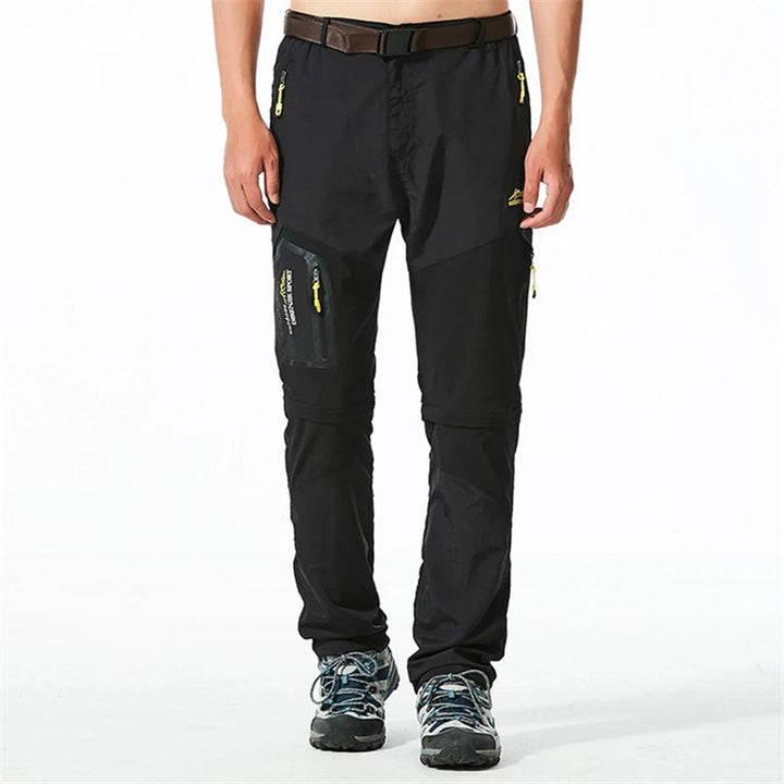 Lichtgewicht en sneldrogende heren trekkingbroek met stretchstof, perfect voor zomerse outdooravonturen en reizen.