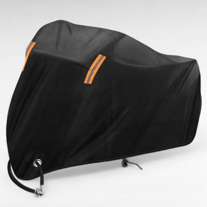 De robuuste waterdichte fietshoes, cruciaal voor langdurige fietsbescherming bij langdurige buitenopslag.